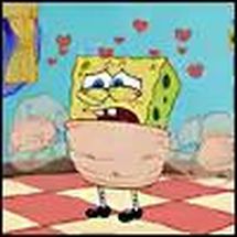 Blurred SpongeBob I Love You meme template