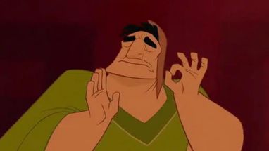 Blurred Pacha meme template