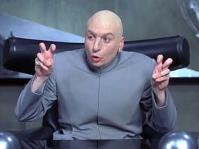 Dr Evil air quotes meme