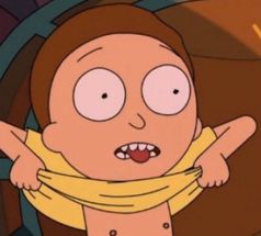 Blurred Morty Lifting Up Shirt meme template