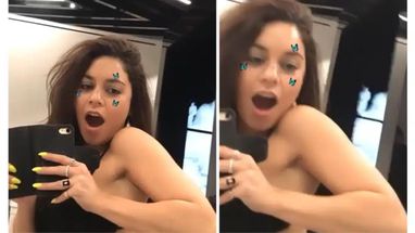 Blurred Vanessa Hudgens Moaning meme template