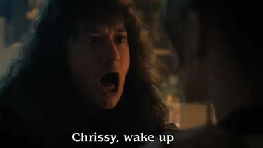 Blurred Stranger Things Chrissy Wake Up meme template