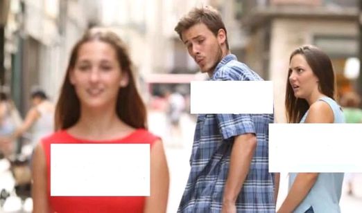 Distracted Boyfriend Meme Template - Piñata Farms - The best meme ...