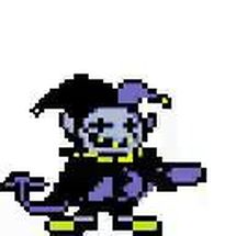 Blurred Jevil meme template