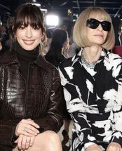 Blurred Anne Hathaway Anna Wintour meme template