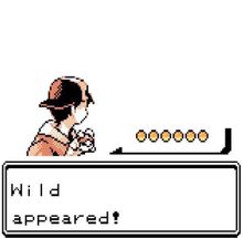 Blank Wild Pokemon Appears meme