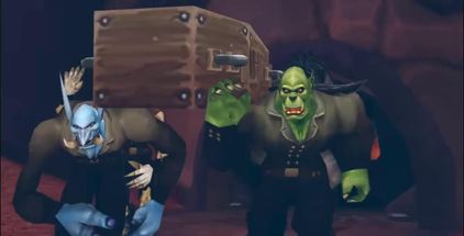 Blurred World of Warcraft Funeral meme template