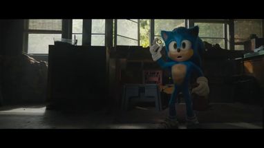 Blurred Sonic meow meme template