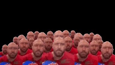 Blurred The Crowd meme template