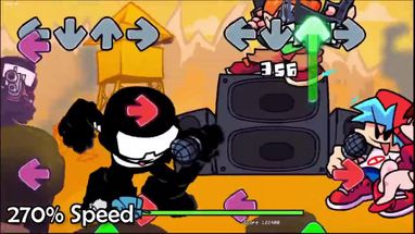 Blurred me trying to explain the fnf lore meme template