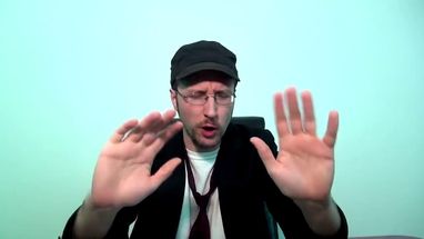 Blurred Nostalgia critic meme template