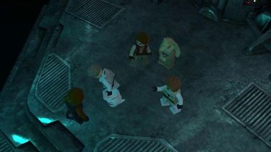 Blurred Sad Clone Trooper leaving meme template