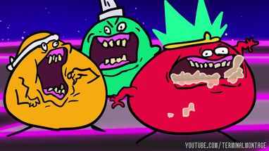 Blurred Kirbos freak out meme template