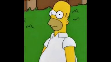 Blurred Homero escondindose atrs de un arbusto meme template