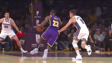 Blurred lebron dunk meme template