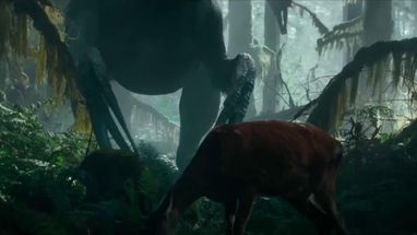 Blurred Therizinosaurus slaps Deer meme template