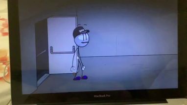 Blurred Henry Stickmin Falcon Punch meme template