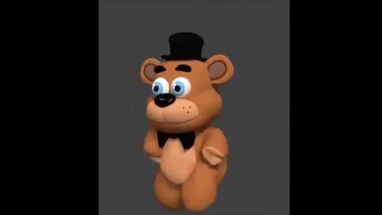 Blurred Freddy plush dancing meme template