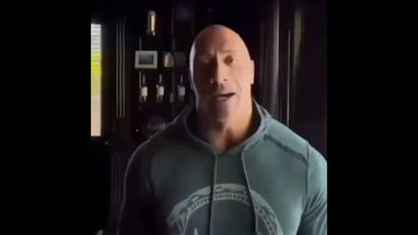 Blurred Dwayne meme template