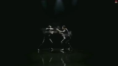 Blurred Smash Bros Fight meme template