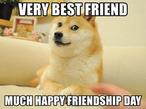 Blurred Happy Friendship Day meme template