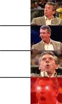 Vince McMahon Reaction wGlowing Eyes meme