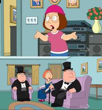 Blurred Family Guy Better Than Me meme template