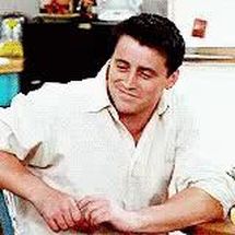 Blurred joey gif meme template