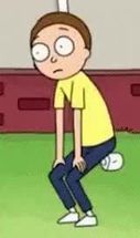 Blurred Morty Twerk meme template