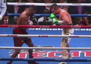 Blurred canelo dodge meme template