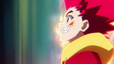 Blurred Hyuga Asahi Resonance Beyblade Burst Sparking meme template