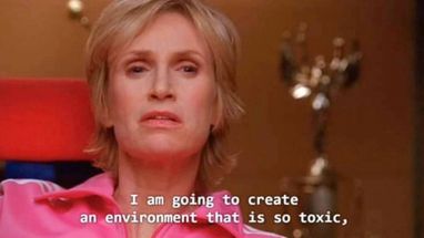 Blurred Sue Sylvester meme template