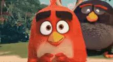 Blurred Angry birds meme template