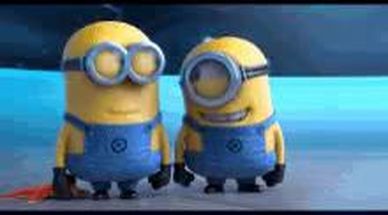 Blurred Minion laugh meme template
