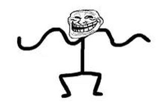 Blurred Troll Dance meme template