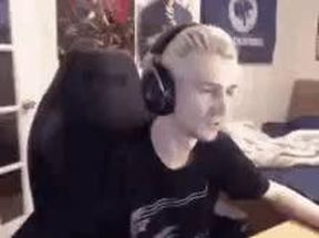 Blurred xQc meme template