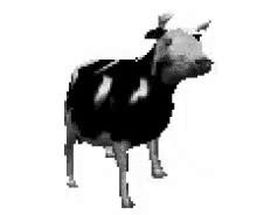 Blurred Polish cow dancing meme template