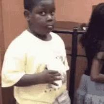 Blurred Confused Black kid meme template