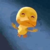Blurred Duck crying gif meme template
