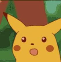 Blurred Surprised Pikachu GIF meme template