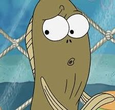 Blurred Confused Fish meme template