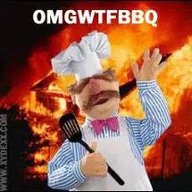 Blurred Swedish Chef Omg meme template