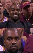 Kanye Smile Then Sad meme