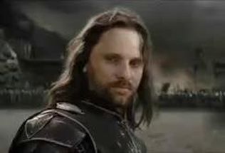 Blurred For frodo aragorn square meme template