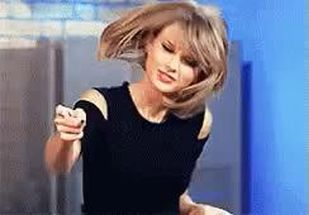 Blurred Taylor Swift dance gif meme template