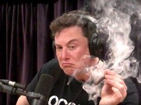 Blurred Elon Musk Smoking meme template