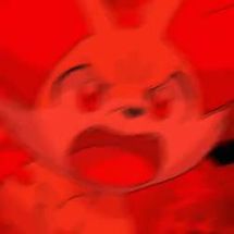 Blurred angry Braixen noises meme template