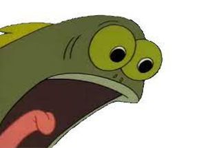 Blurred Shocked Fish meme template