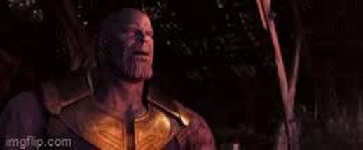 Blurred Thanos Finally Resting meme template