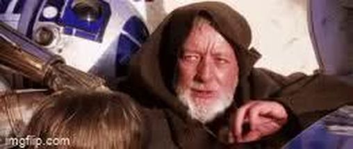 Blurred Obi Wan meme template